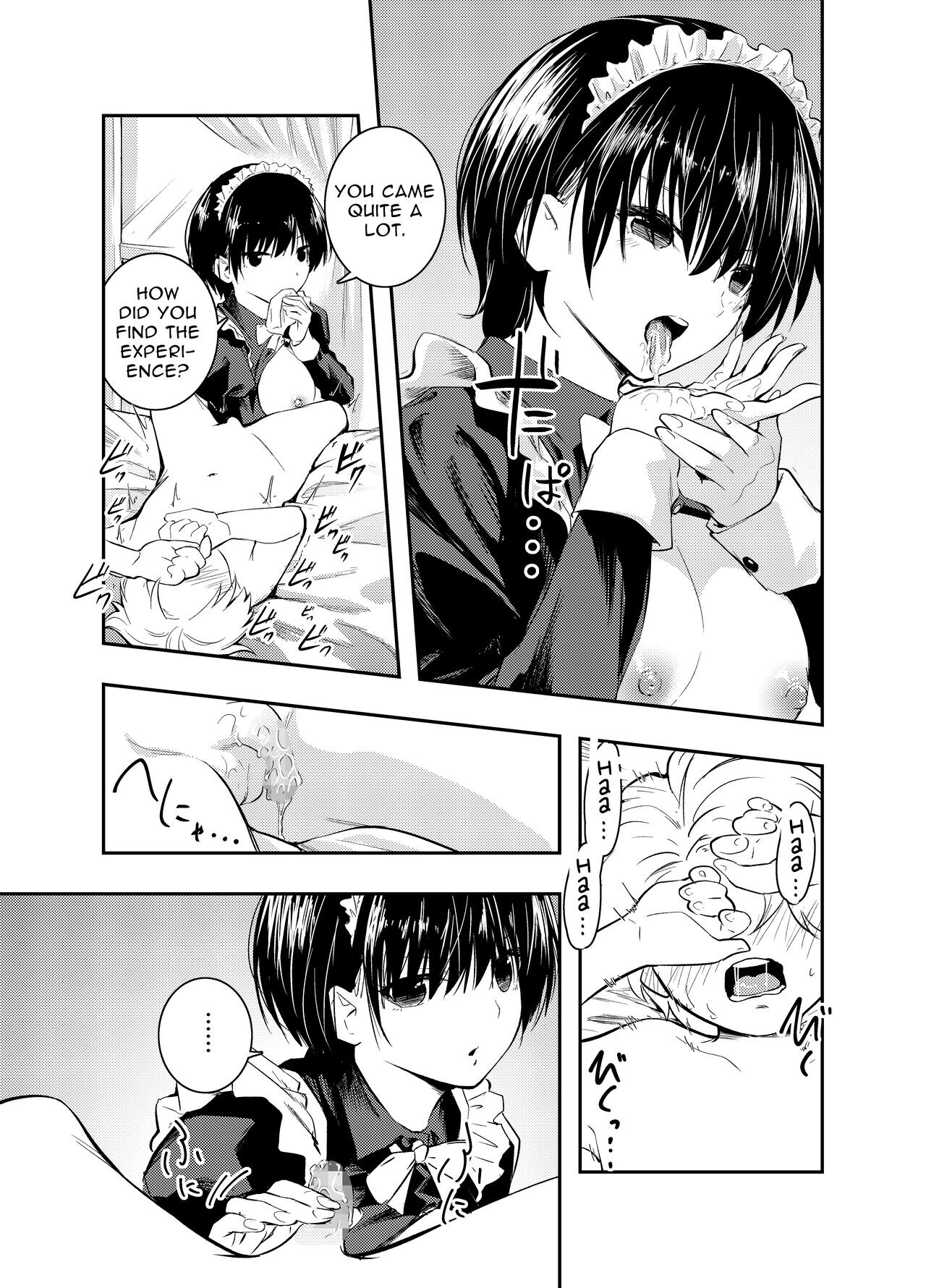 Hentai Manga Comic-A Beautiful Maid Teaches a Cheeky Shota a Lesson-Read-24